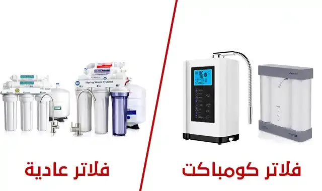 انواع فلاتر المياه المنزلية